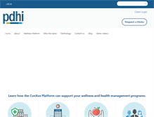 Tablet Screenshot of pdhi.com